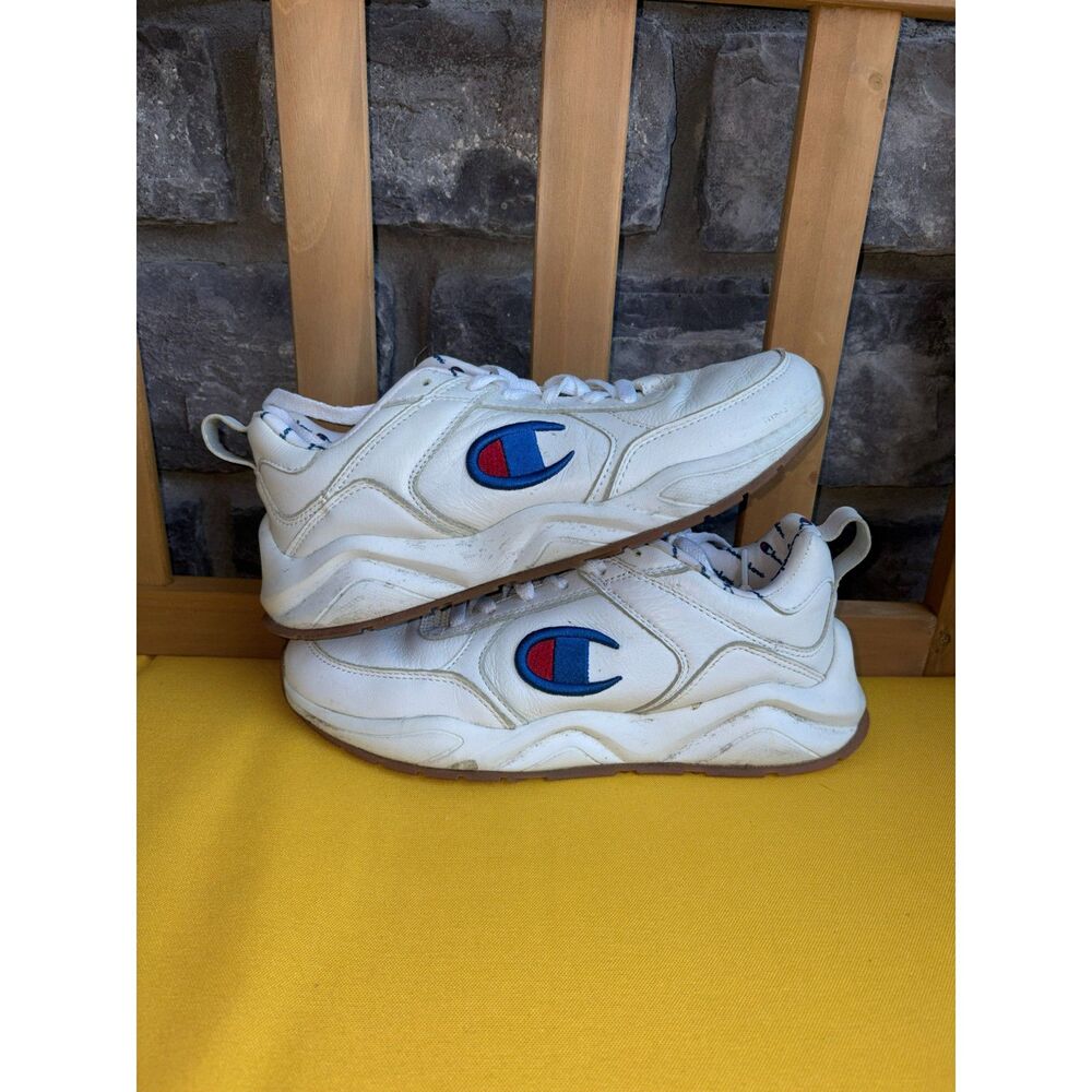 Champion White Logo Sneakers Big Kids 6.5Y Women’s 8 Men’s 6.5